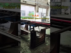 ท่อไทเทเนียมรูในการผลิต